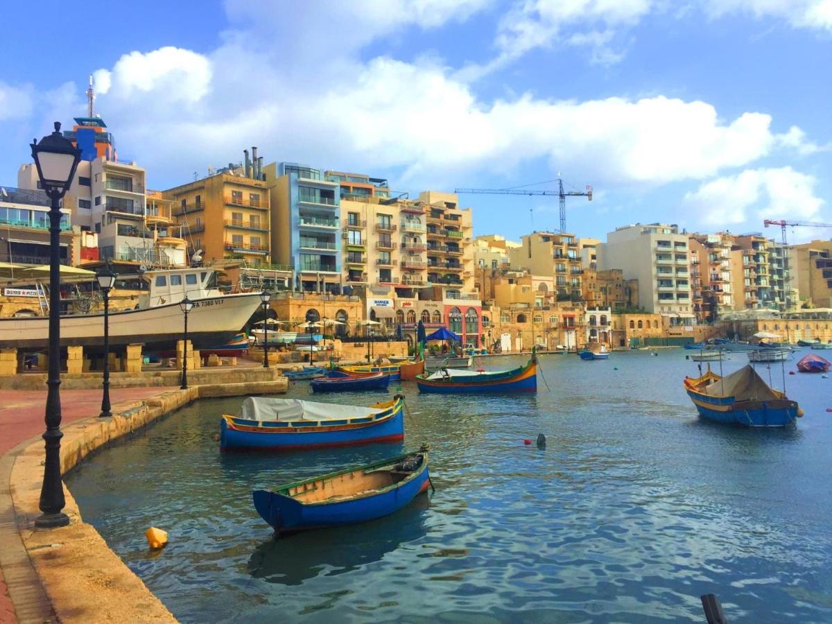 Luxury Garden View At Spinola Bay St Julians Apartman San Ġiljan Kültér fotó